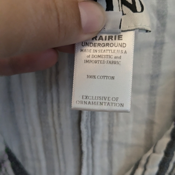 Prairie Underground Striped Tunic Mini Dress - Picture 3 of 4